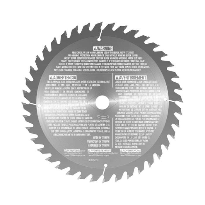 SKIL 7-1/4 In. x 40-Tooth Carbide Finish Circular Saw Blade (10-Pack)