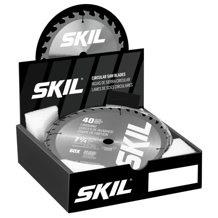 SKIL 7-1/4 In. x 40-Tooth Carbide Finish Circular Saw Blade (10-Pack)