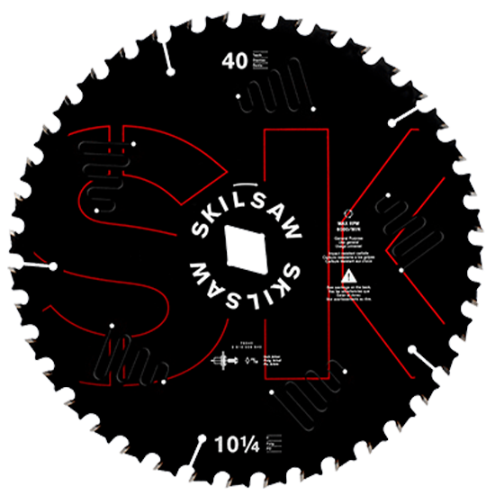 SKIL 10-1/4 In. x 40-Tooth Saw Blade