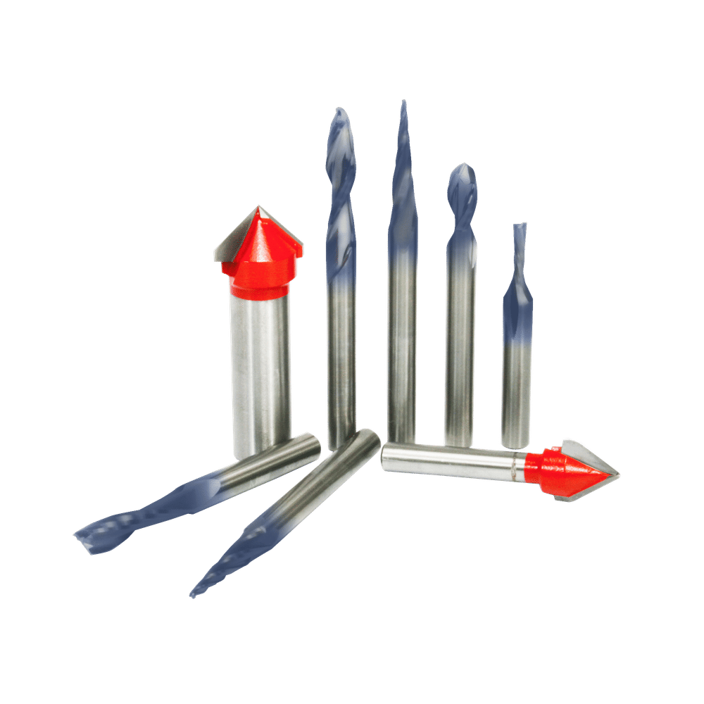 Freud 87-108 8 Piece CNC Router Bit Signmaking Set — Contractor Tool ...