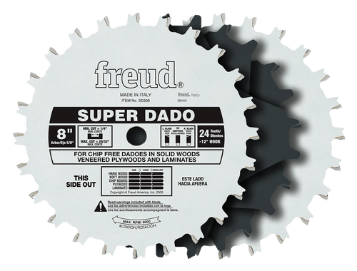 Freud (SD508) Super Dado 8-Inch Stack Dado (Used, Like New)