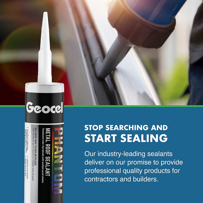 Geocel (GC68113) 8125 100% Silicone High Performance Acetoxy Cure Sealant, 10.3 oz.
