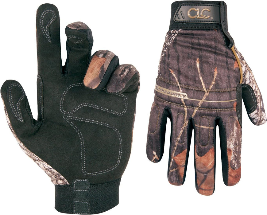 Custom Leathercraft M125M Sportsman Mossy Oak Backcountry Gloves, Medium