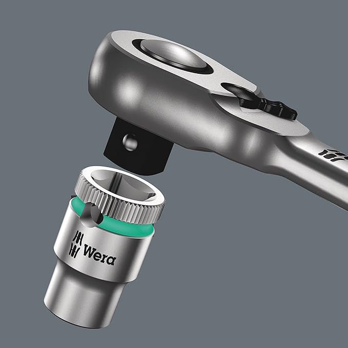Wera Tools 8004 Zyklop Metal Ratchet with Switch Lever
