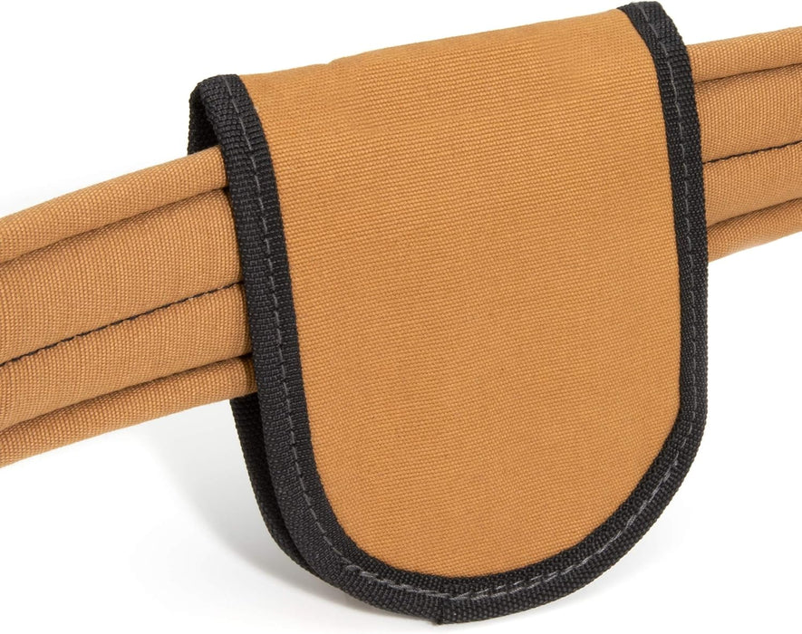 Dickies 57017 2-Compartment Hammer Holder for Tool and Work Belts, Durable Canvas, Includes Tool Loop and Pocket