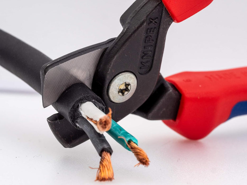 KNIPEX 6-1/4" StepCut Cable Shears-1000V Insulated