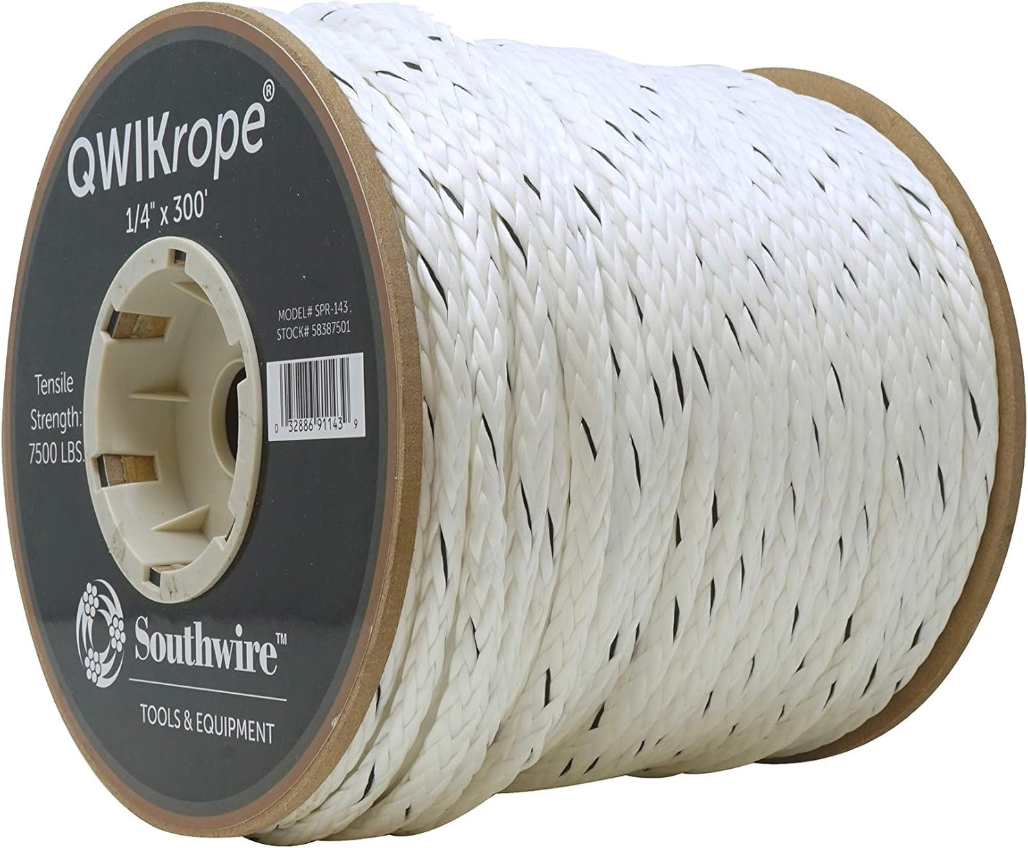 Southwire SIMROPE, SPR-143 1/4' X 300' PULLNG Rope — Contractor Tool ...