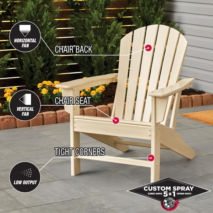 Rust-Oleum 376900 Stops Rust Custom Spray 5-in-1 Spray Paint, 12 oz, Gloss Almond Gloss Almond 12 Ounce (Pack of 1)