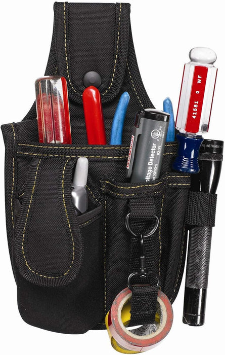 CLC Custom Leathercraft 1501 Poly Tool and Cell Phone Holder, 4-Pocket, Multi, Medium