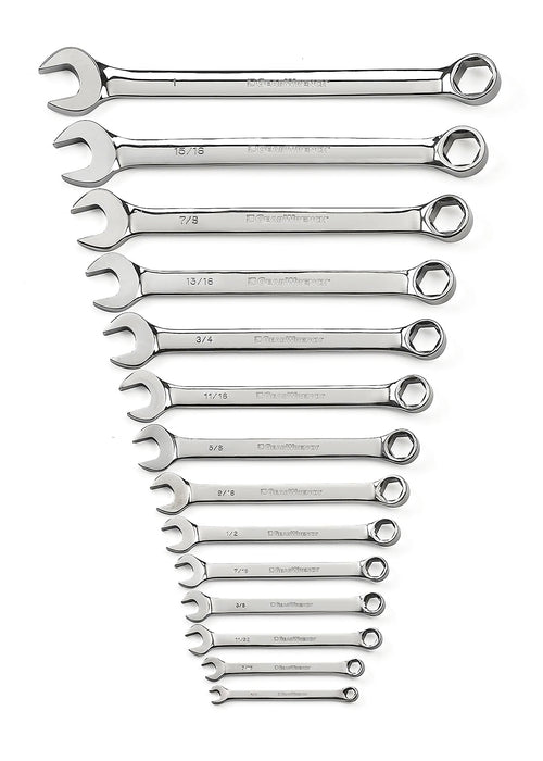 GEARWRENCH 14 Pc. 6 Pt. Combination Wrench Set, SAE - 81924