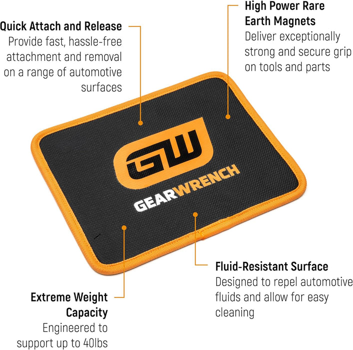 GEARWRENCH GWMAGMAT108 10" X 8" High Strength Magnetic Tool Mat