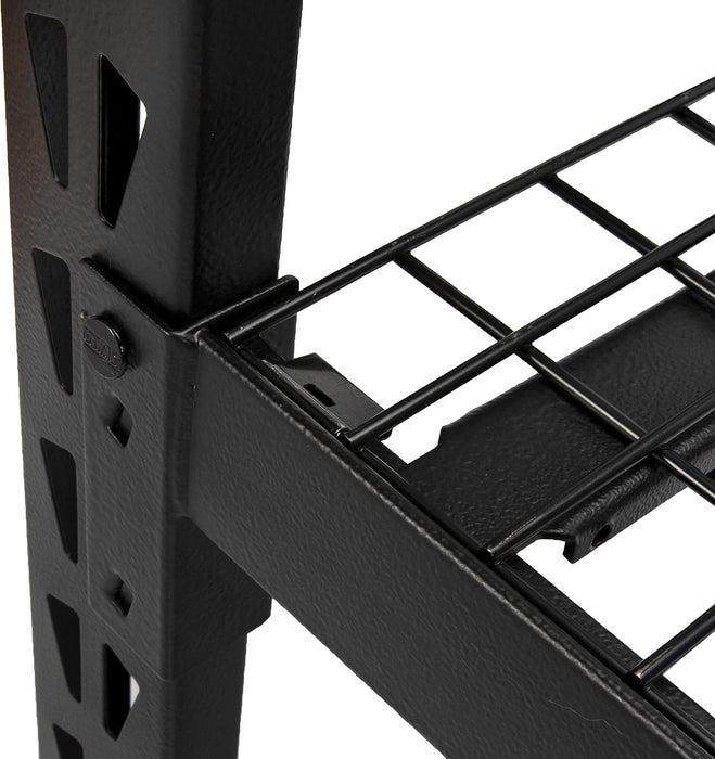DEWALT DXST4500BLK-W 4-Foot Tall, Black Frame 3 Shelf Industrial Storage Rack