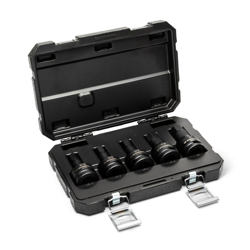 GEARWRENCH 84968-06 Impact Hex Bit Socket Set, 3/4-in Drive, 5 Piece, Metric