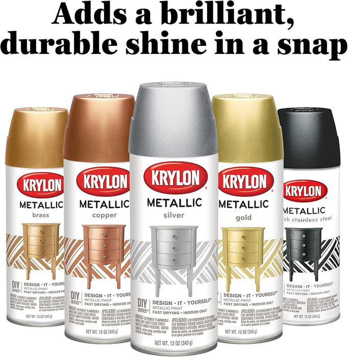 Krylon K02203 General Purpose Spray Paint, Metallic Copper, 12 Ounces (Pack of 1)