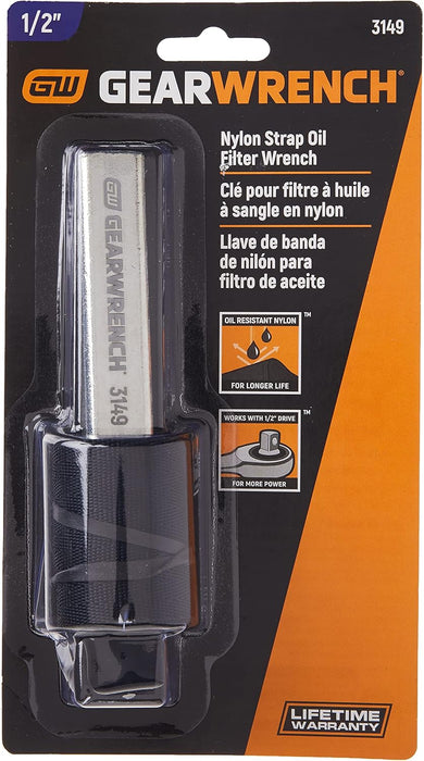 GEARWRENCH (3149) 1/2" Drive Nylon Strap Oil Filter Wrench