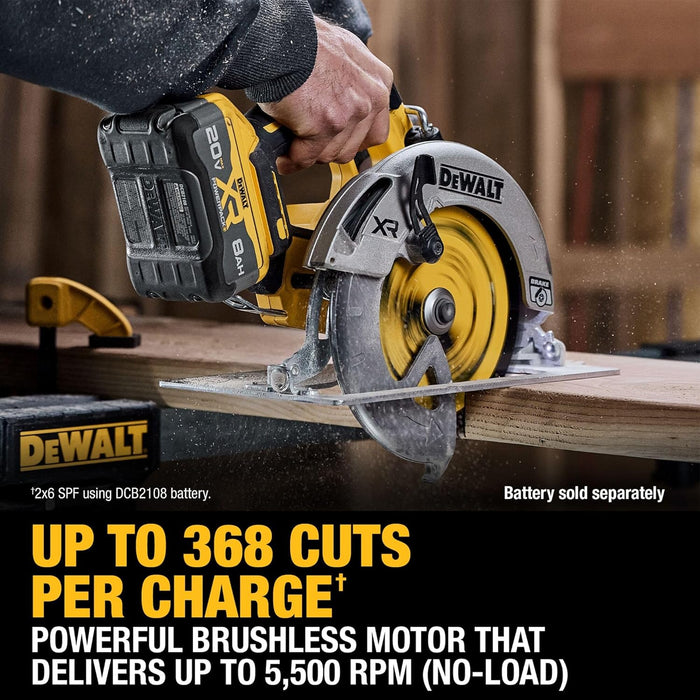 DEWALT DCS590B 20V MAX XR Brushless Cordless 7-1/4 in. Circular Saw (Tool Only)