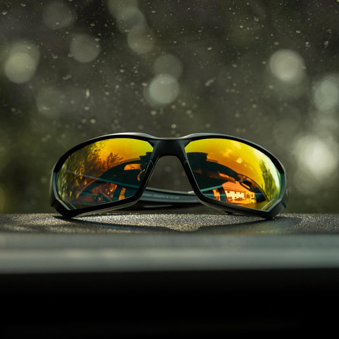 EDGE Dawson Wrap-Around Safety Glasses for Men Premium ANSI Z87.1 Safety Glasses High Impact Rated Non Slip Sunglasses, Protective Eyewear