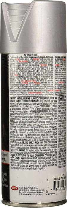 Krylon Metallic Paint Dull Aluminum, 11 Ounce (Pack of 1)