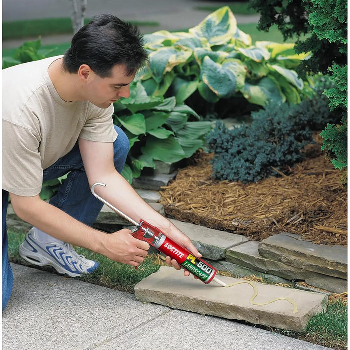 Loctite PL 500 Landscape Block & Stone Construction Adhesive, 10 fl oz Cartridge (Pack of 12)