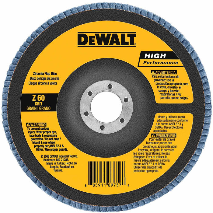 DEWALT DW8351 4-1/2-Inch by 7/8-Inch 40G Type 27 Flap Disc