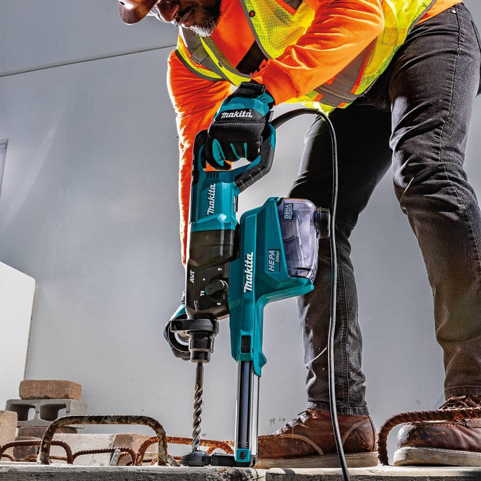 Makita HR2663 1" SDS-PLUS AVT Rotary Hammer, with HEPA Dust Extractor (D-Handle)