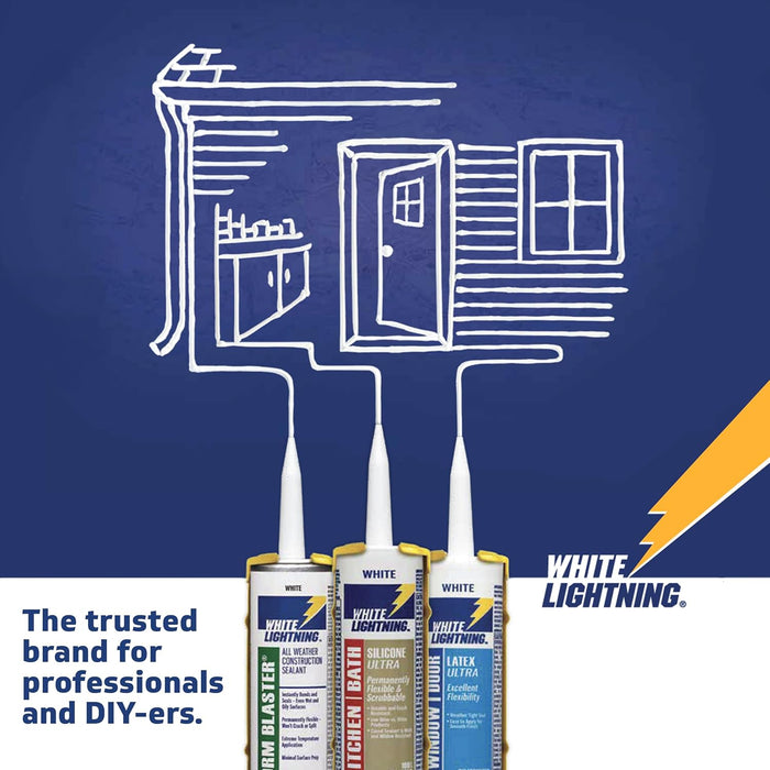 3006 Quick Dry All Purpose Adhesive Caulk White One Size Caulk