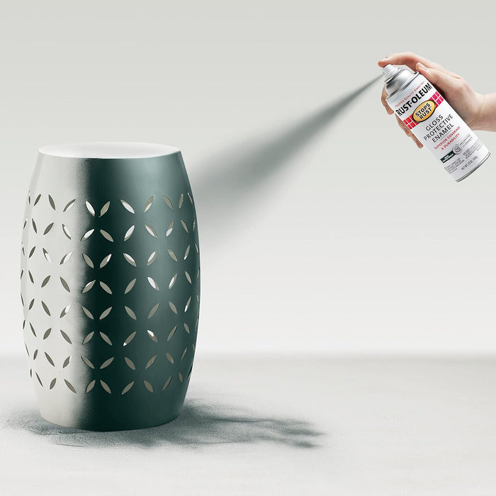 Rust-Oleum 7733830 Stops Rust Spray Paint, 12 oz, Gloss Dark Hunter Green (Pack of 6)