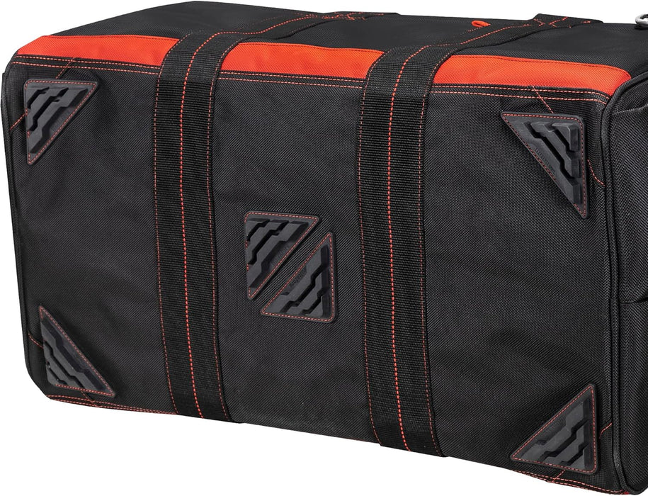 Hultafors Work Gear HT5511 Pro Contractor's Gear Bag, 9 Pockets, Heavy Duty Ballistic Polyester Tool Bag, XL Interior Compartment, Comfortable Shoulder Strap