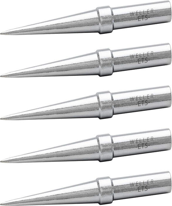Weller WE1010 Soldering Tips, Conical, 0.016"/0.4 mm, 5 PCS - TETS-5