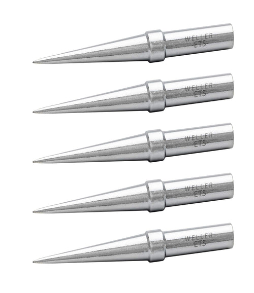 Weller WE1010 Soldering Tips, Conical, 0.016"/0.4 mm, 5 PCS - TETS-5