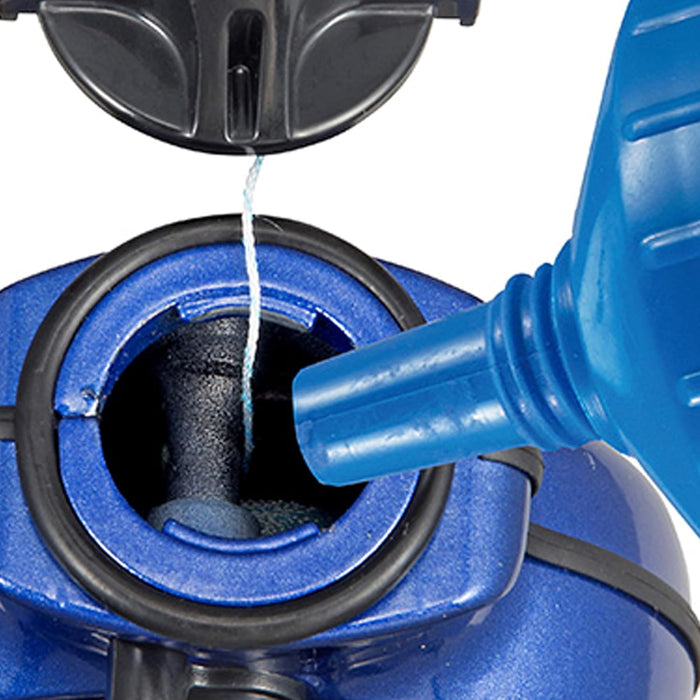 Tajima Micro Chalk - Blue 6 lbs (2.7kg) Ultra-Fine Snap-Line Chalk with Durable Bottle & Easy-Fill Nozzle - PLC2-B2700 6 lbs (2.7kg) Blue