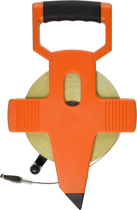 Keson Tape Measure, 1/2 in x 100 ft/30m, Pumpkin, 100 ft./30m Length (OTR18M100)