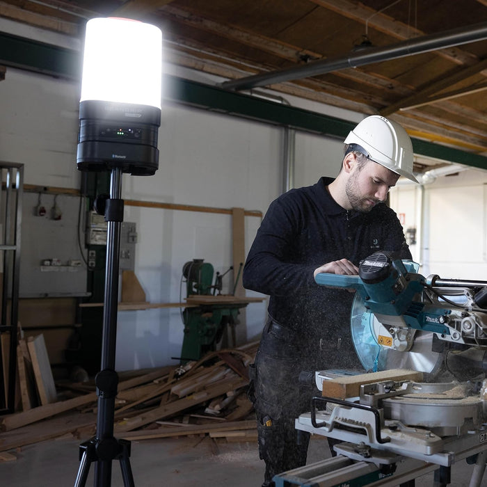 SCANGRIP 03.6103C AREA 10 CONNECT Powerful 10000 Lumen LED Work Light, 360° Illumination, Power Tool Battery Operated