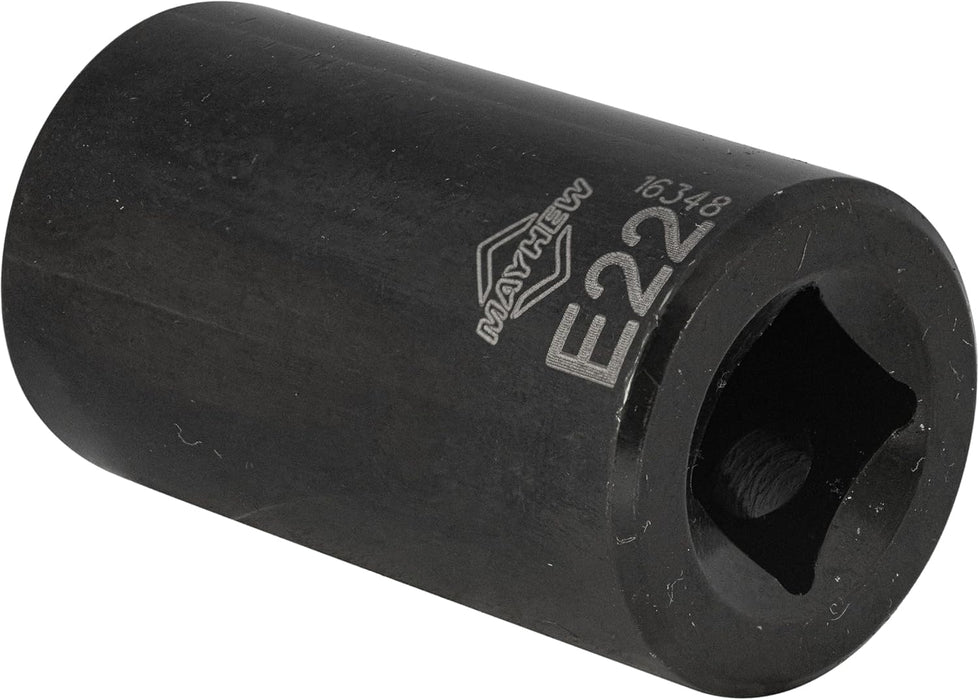 Mayhew Tools 16026 Inverted Torx Socket Bit Set, 6-Piece, Black Oxide Finish, polished chrome Polished Chrome 6-Piece Inverted Torx