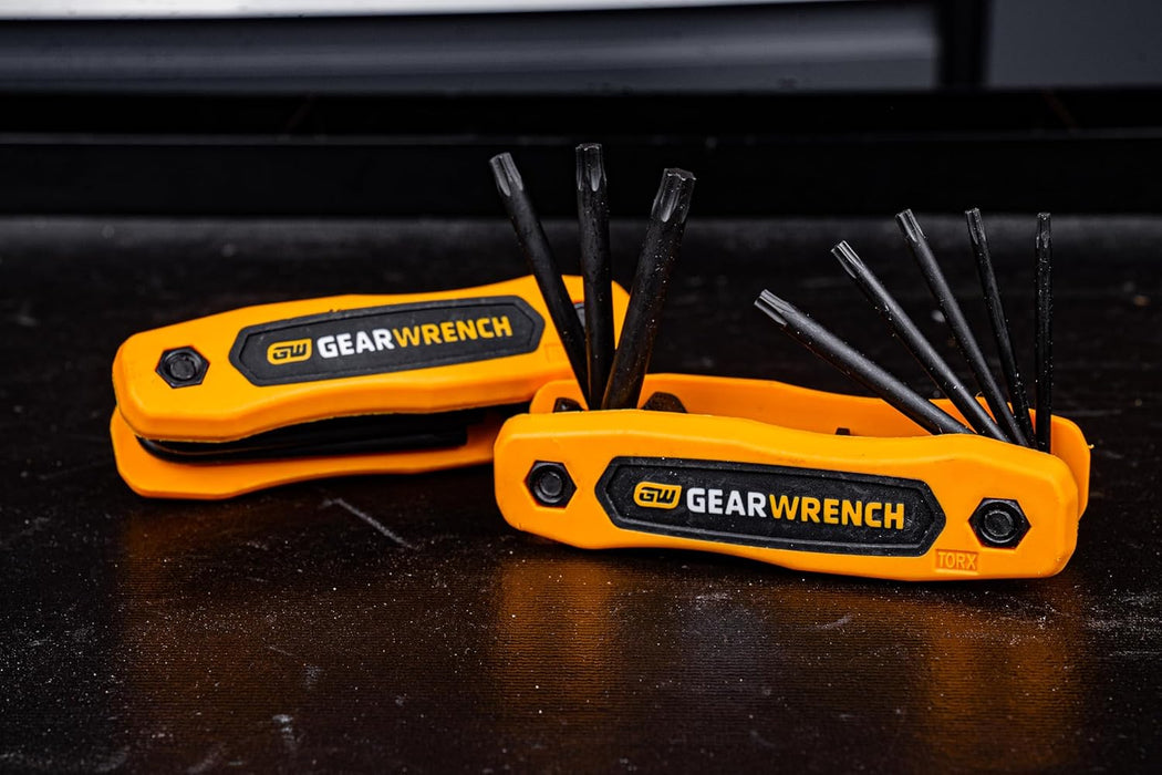 GEARWRENCH 83512 25 Piece SAE/Metric/Torx Folding Hex Key Set