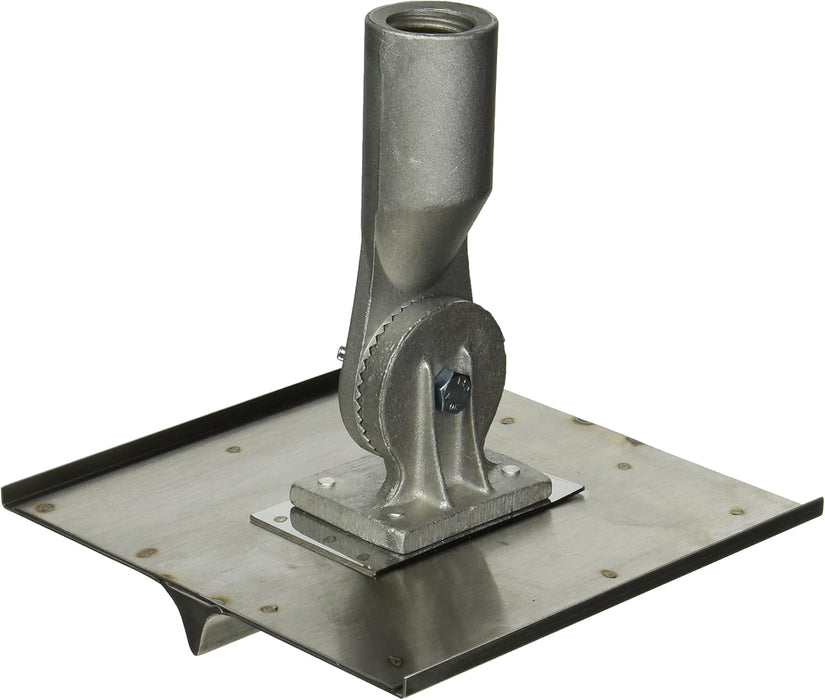 Kraft Tools CC027 8" x 8" Stainless Steel Walking Seamer/Groover 3/4"R with Threaded Handle Socket