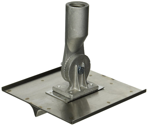 Kraft Tools CC027 8" x 8" Stainless Steel Walking Seamer/Groover 3/4"R with Threaded Handle Socket