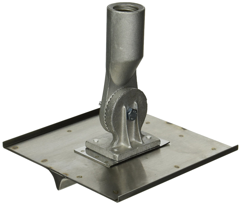 Kraft Tools CC027 8" x 8" Stainless Steel Walking Seamer/Groover 3/4"R with Threaded Handle Socket