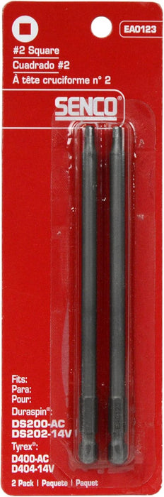 Senco EA0123 DuraSpin #2 Square Bits for DS200 (Two Packs of 2)