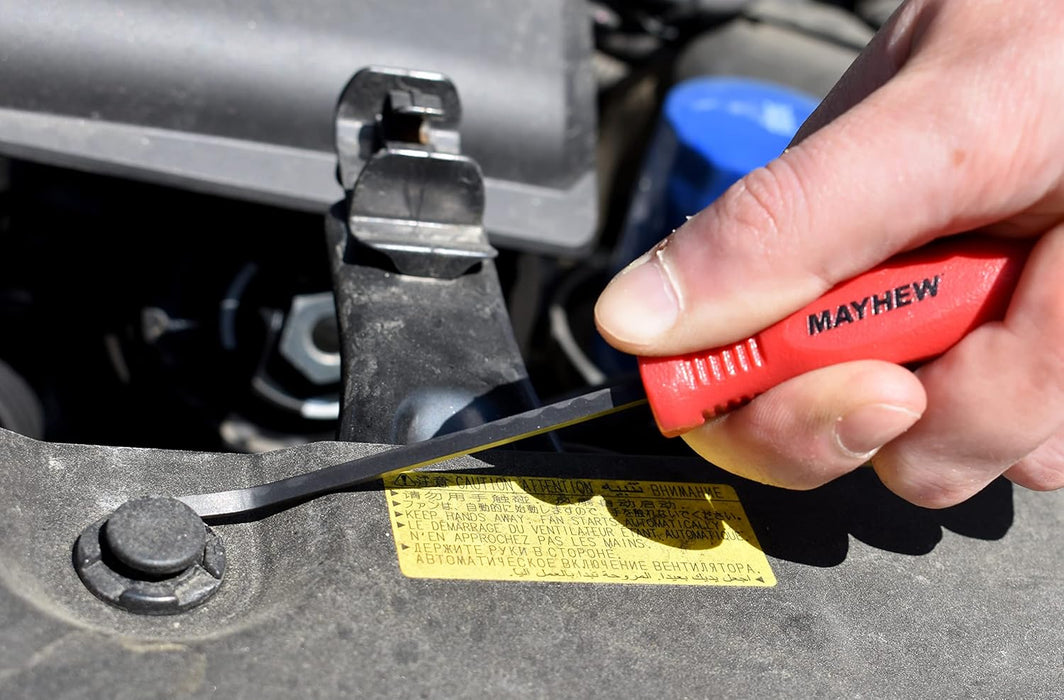 Mayhew Tools 31092 Mini Pry Bar, 2-Piece Set, Red