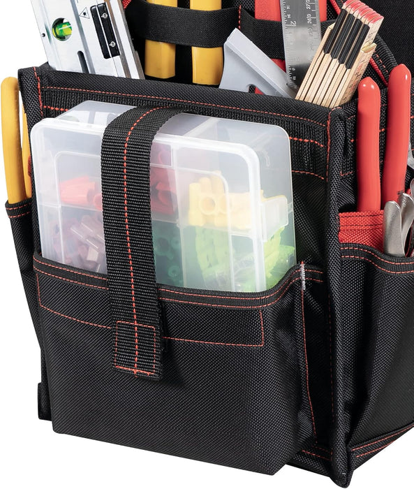 Hultafors Work Gear HT5582 Electrical/Maintenance Tool Carrier, 23 Pockets, Heavy Duty Ballistic Polyester Tool Bag