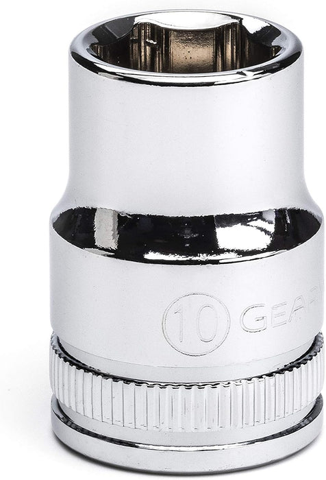 GEARWRENCH 80378 3/8" Drive 6 Pt. Standard Socket, 10mm
