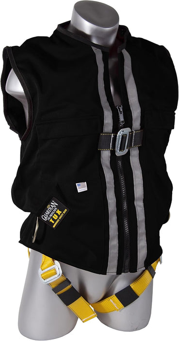 Guardian 02610 Black Mesh Construction Tux Harness, Medium