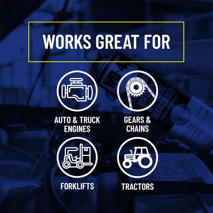 WD-40 300070 Specialist Machine & Engine Degreaser, 18 oz (Pack of 4)