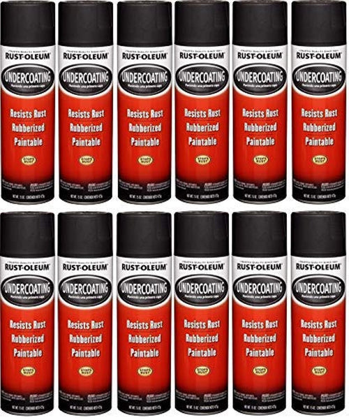 Rust-Oleum 248657 Black Undercoating 15 oz. (Pack of 12)