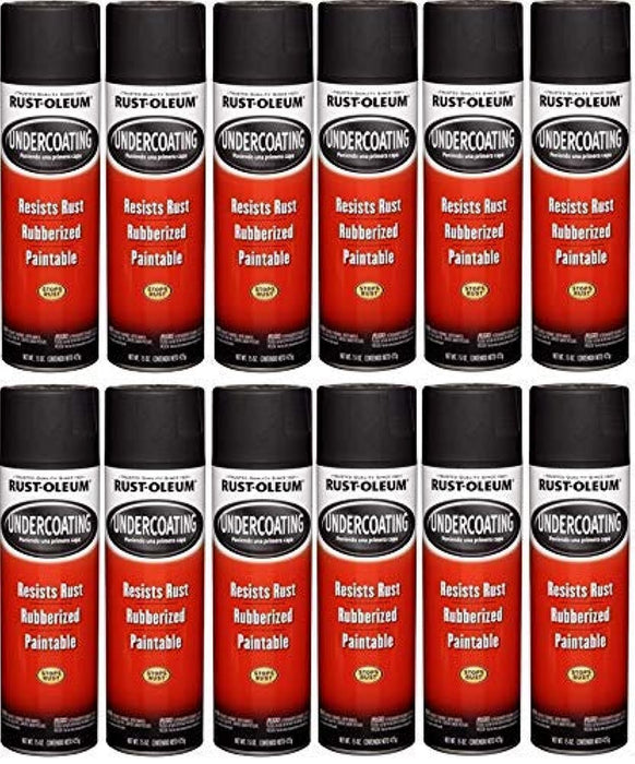 Rust-Oleum 248657 Black Undercoating 15 oz. (Pack of 12)