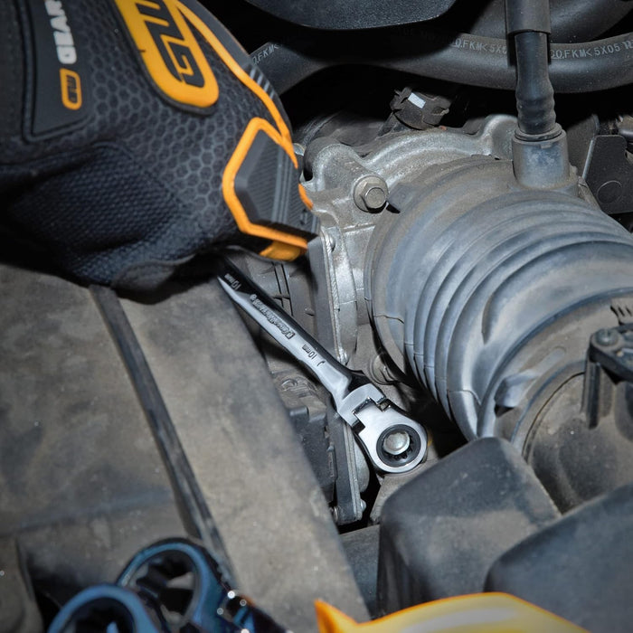 GEARWRENCH 86730 25-Pc. Flex Combination Ratcheting Wrench Set, SAE/MM