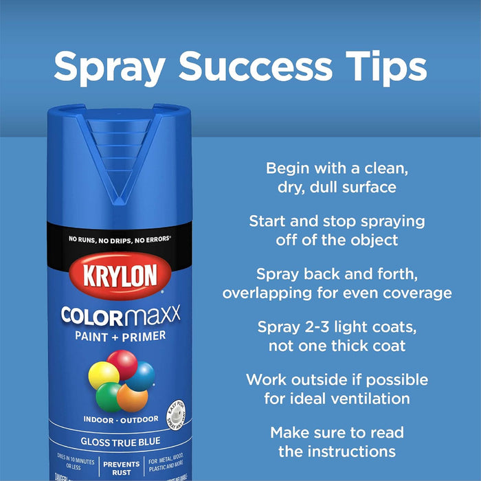 Krylon K05564007 Colormaxx Spray-Paints, Iris, 12 Ounce (Pack of 1)