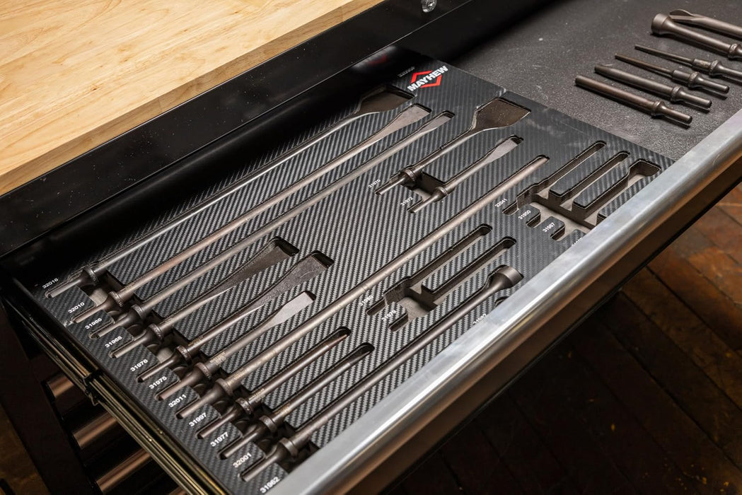 Mayhew Tools 32090F Pneumatic Set, Black Oxide Finish, 20-Piece