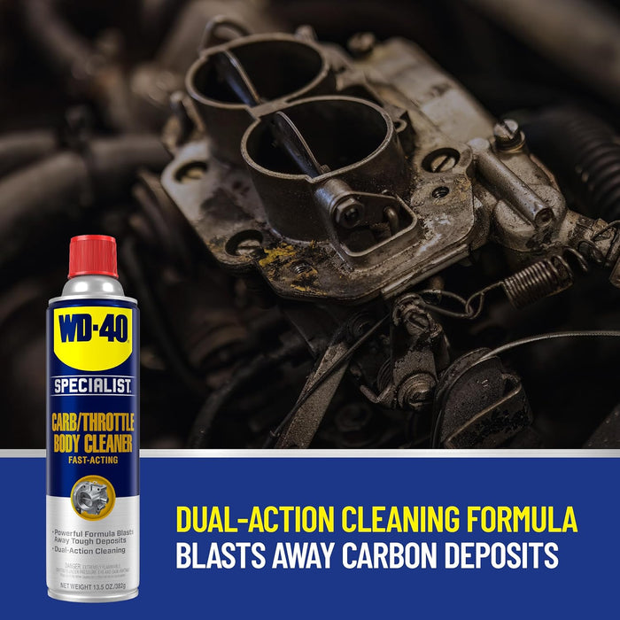 WD-40 300134 Specialist Carb/Throttle Body & Parts Cleaner, 13.5 oz (Pack of 6)